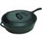 Lodge Logic L8CF3 Cast Iron Chicken Fryer with Cover 10.5 inch Size 8